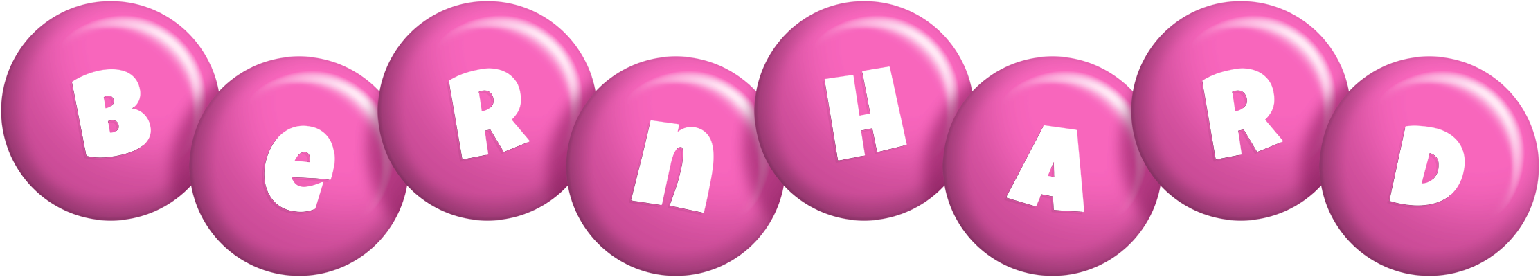 Bernhard candy-pink logo