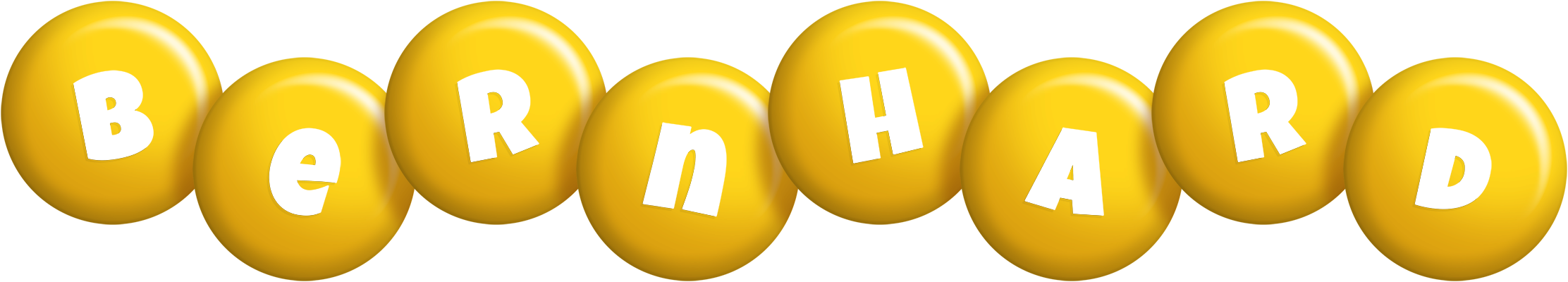 Bernhard candy-yellow logo
