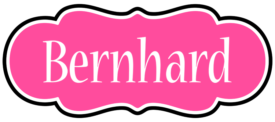 Bernhard invitation logo