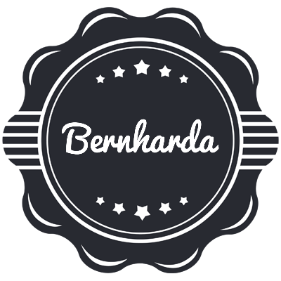Bernharda badge logo