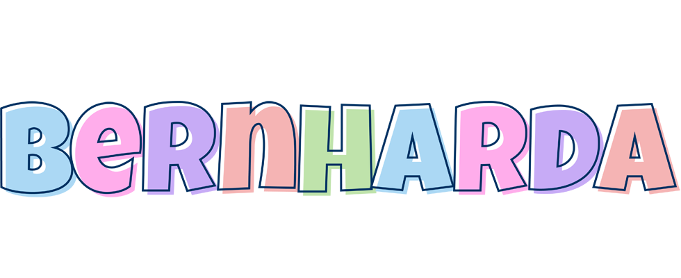 Bernharda pastel logo