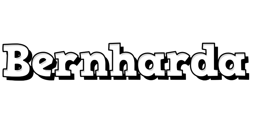 Bernharda snowing logo