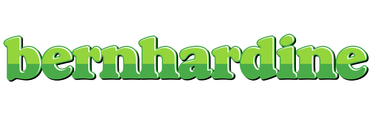 Bernhardine apple logo