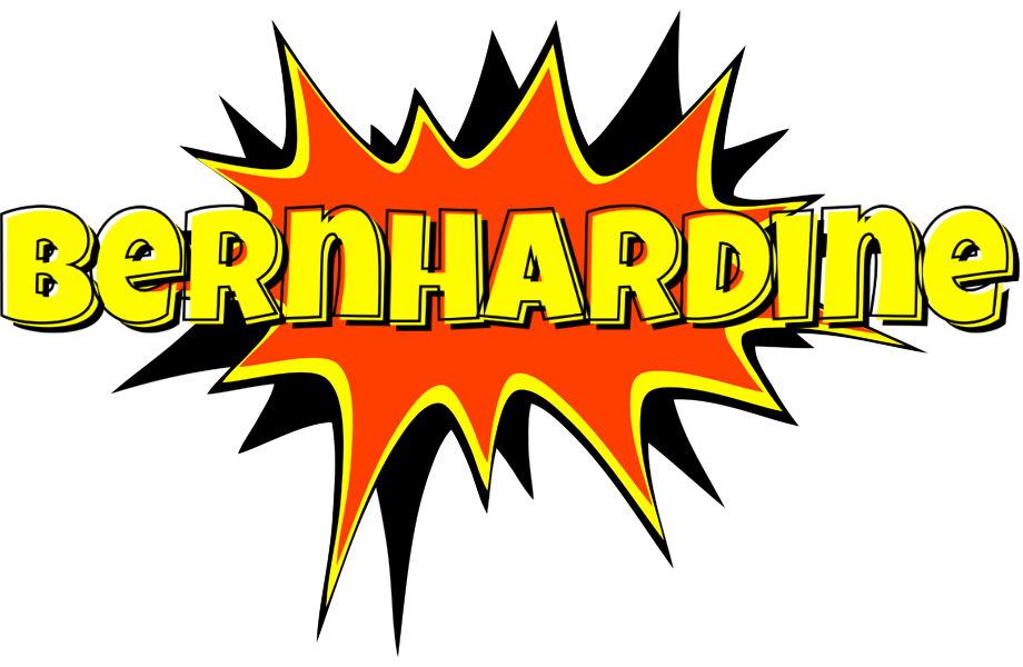Bernhardine bazinga logo
