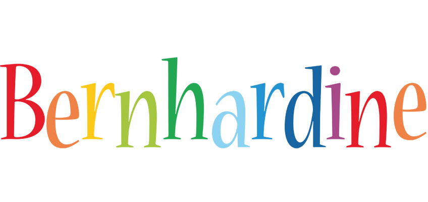 Bernhardine birthday logo