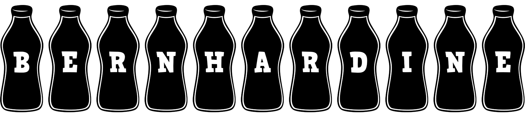Bernhardine bottle logo