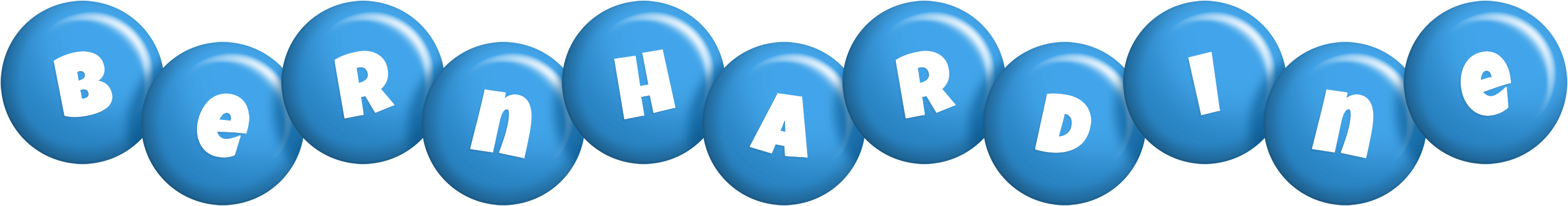 Bernhardine candy-blue logo