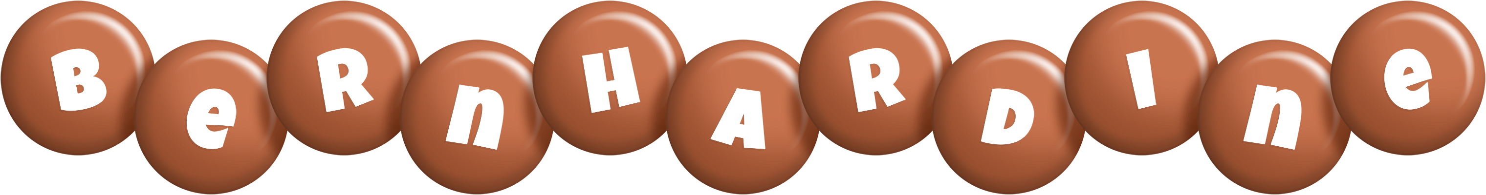 Bernhardine candy-brown logo