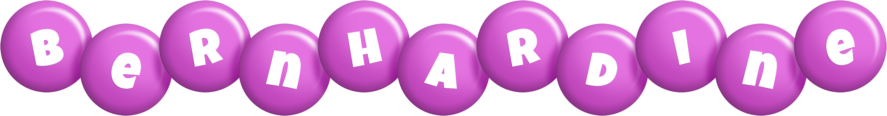 Bernhardine candy-purple logo