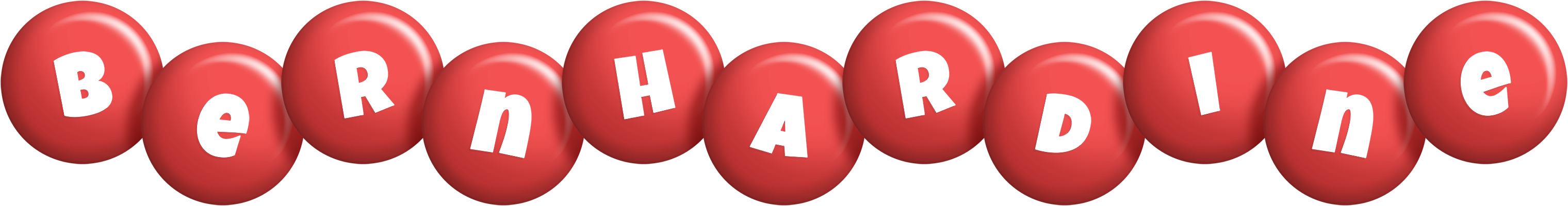 Bernhardine candy-red logo