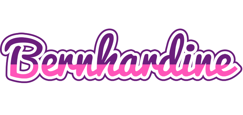Bernhardine cheerful logo