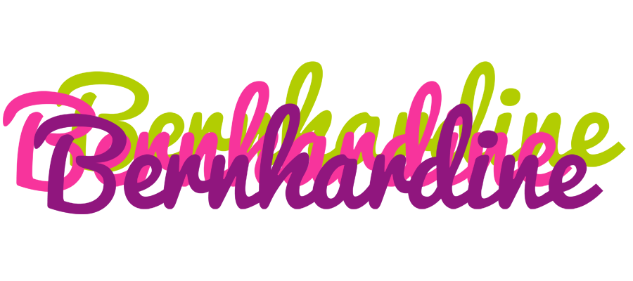 Bernhardine flowers logo