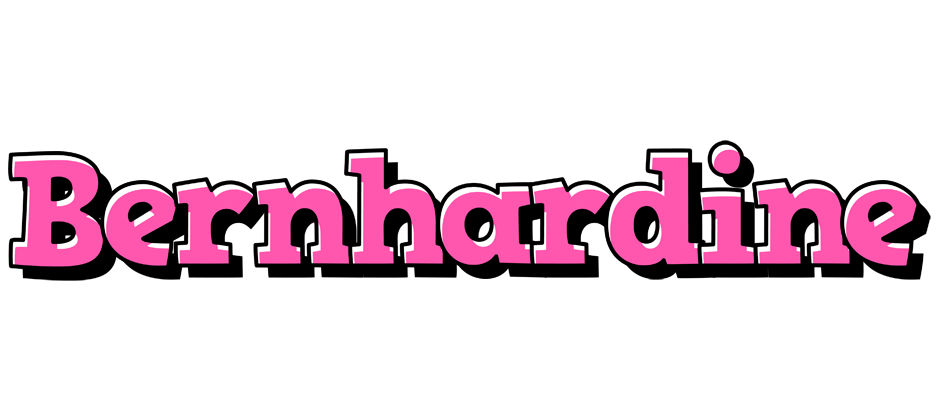 Bernhardine girlish logo