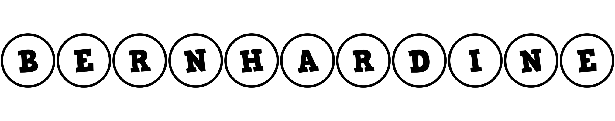 Bernhardine handy logo