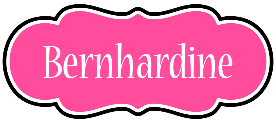 Bernhardine invitation logo