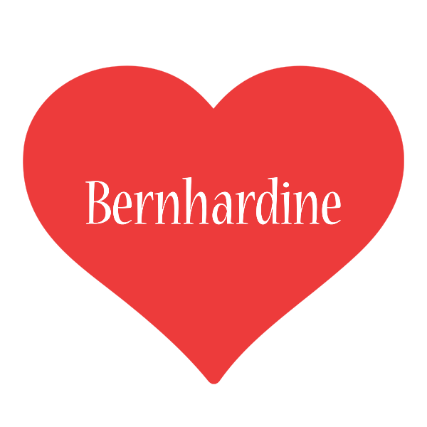 Bernhardine love logo