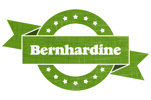 Bernhardine natural logo