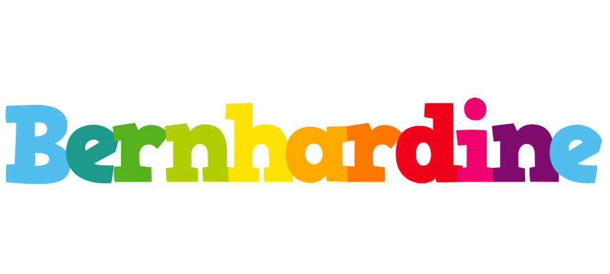 Bernhardine rainbows logo
