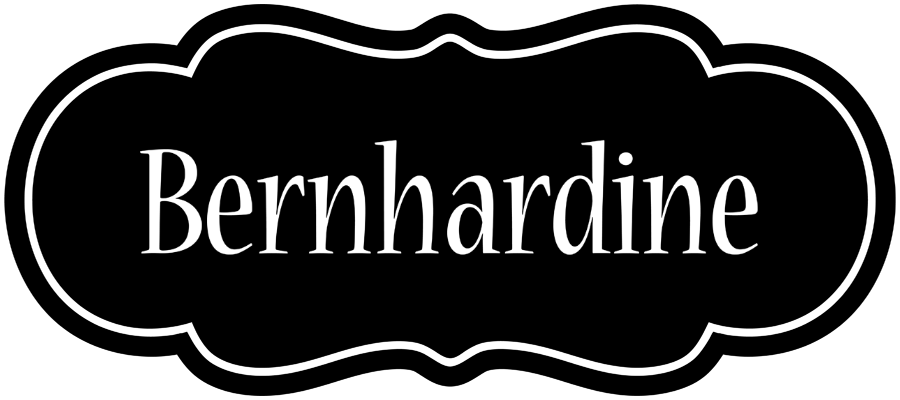 Bernhardine welcome logo