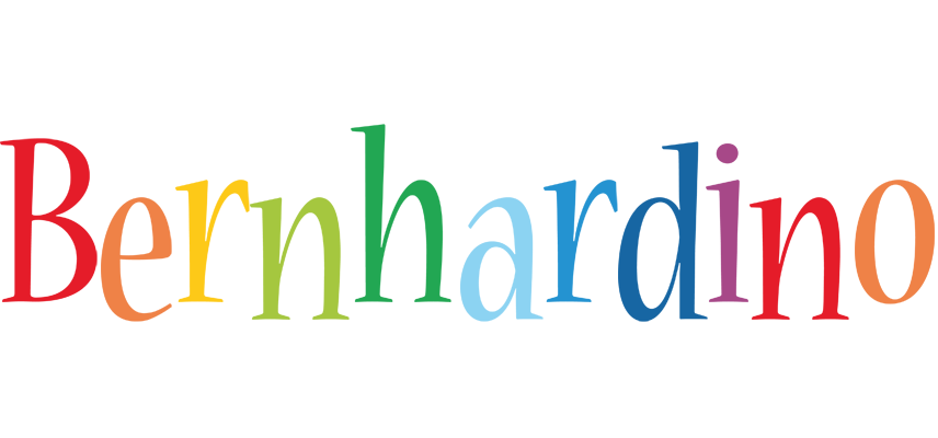 Bernhardino birthday logo