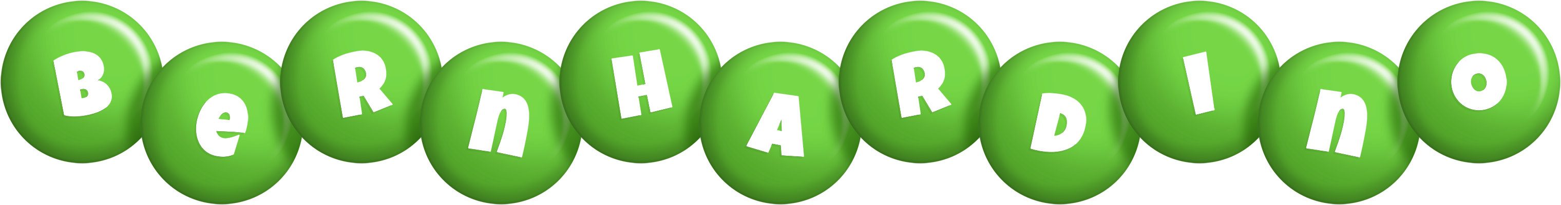 Bernhardino candy-green logo