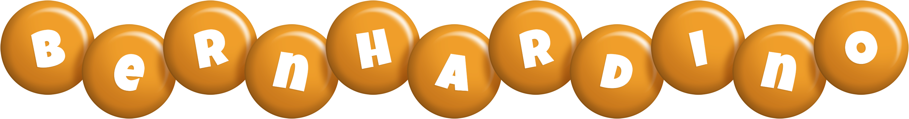Bernhardino candy-orange logo