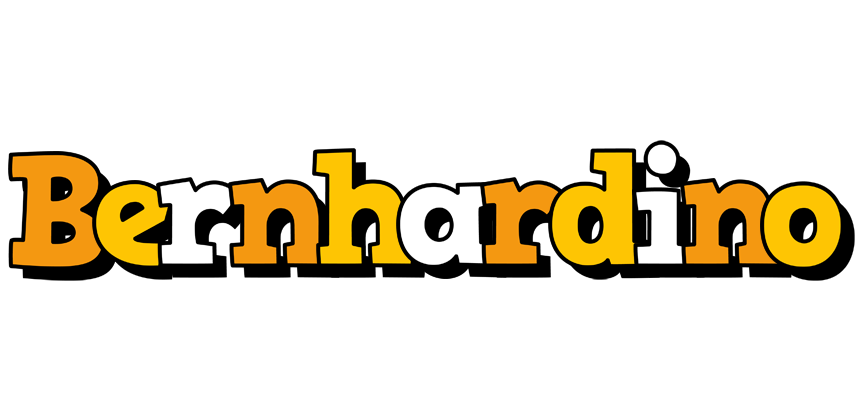 Bernhardino cartoon logo