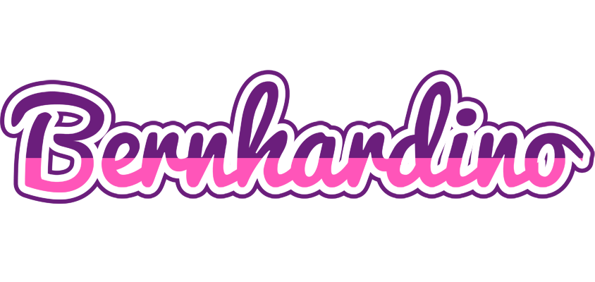 Bernhardino cheerful logo