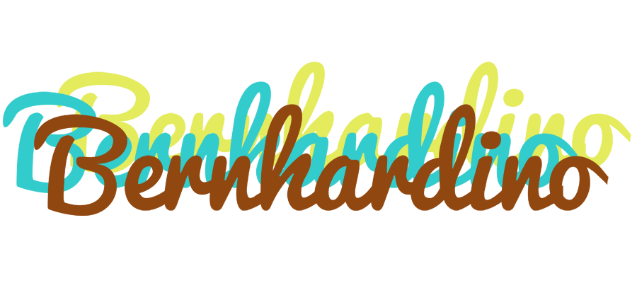 Bernhardino cupcake logo
