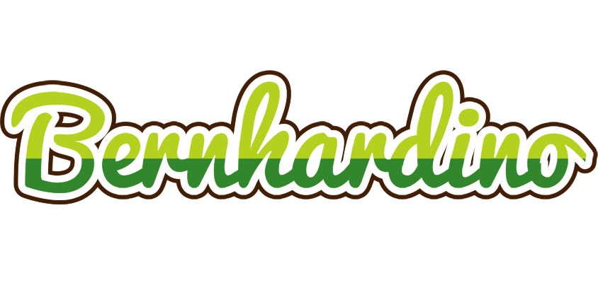 Bernhardino golfing logo