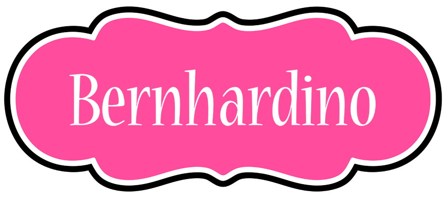 Bernhardino invitation logo