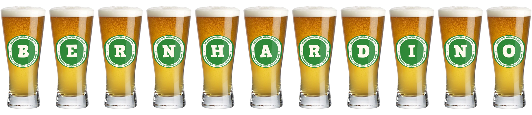 Bernhardino lager logo