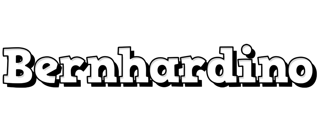 Bernhardino snowing logo