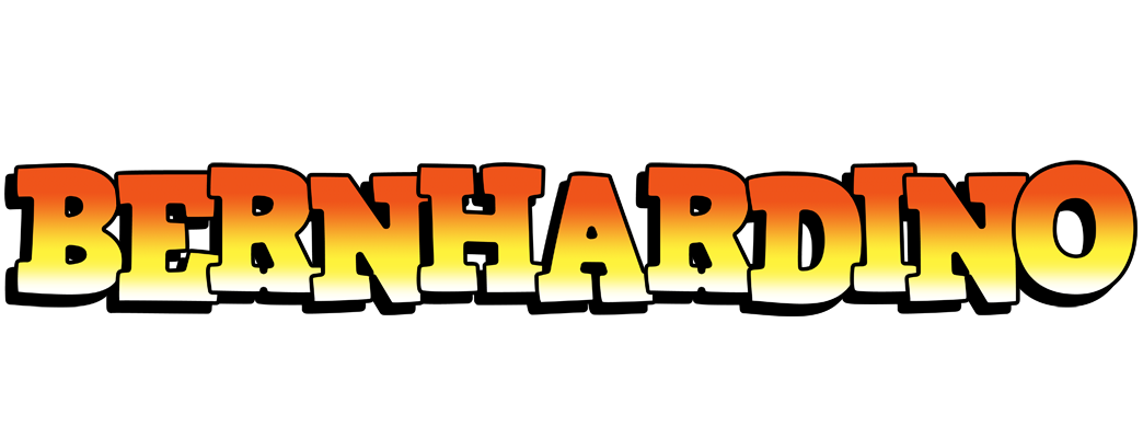 Bernhardino sunset logo