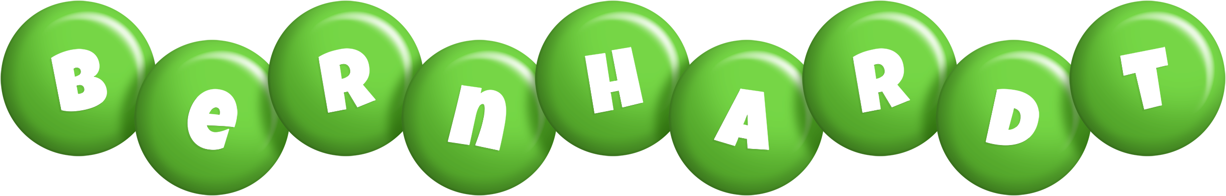 Bernhardt candy-green logo