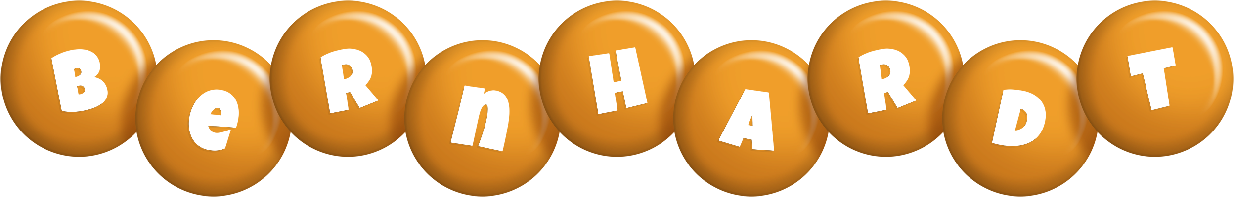 Bernhardt candy-orange logo
