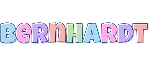 Bernhardt pastel logo