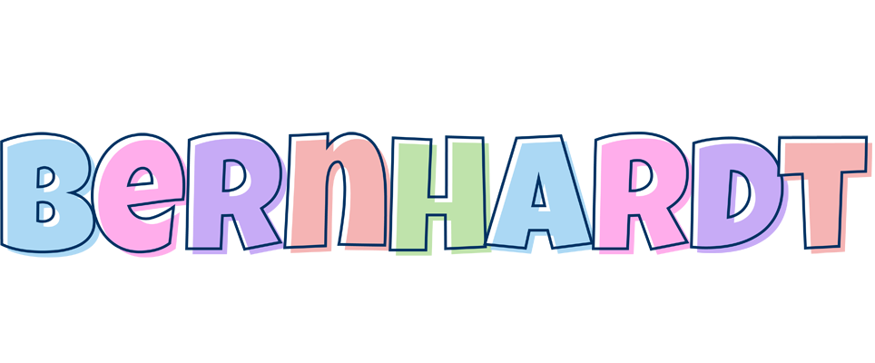 Bernhardt pastel logo