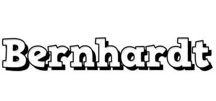 Bernhardt snowing logo