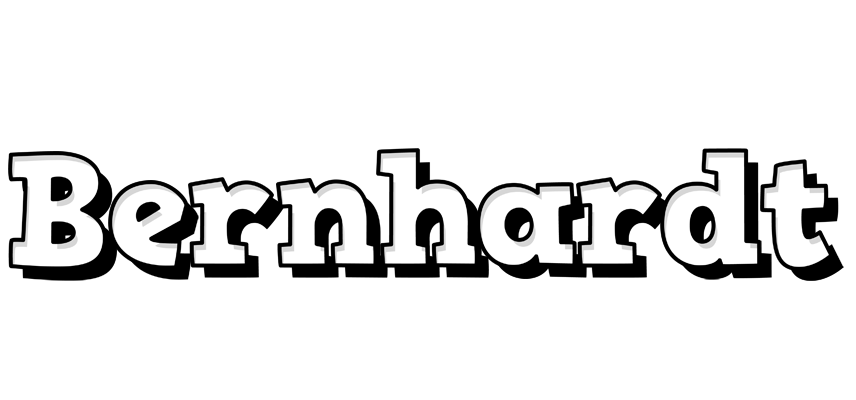 Bernhardt snowing logo