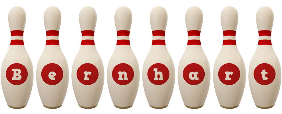 Bernhart bowling-pin logo
