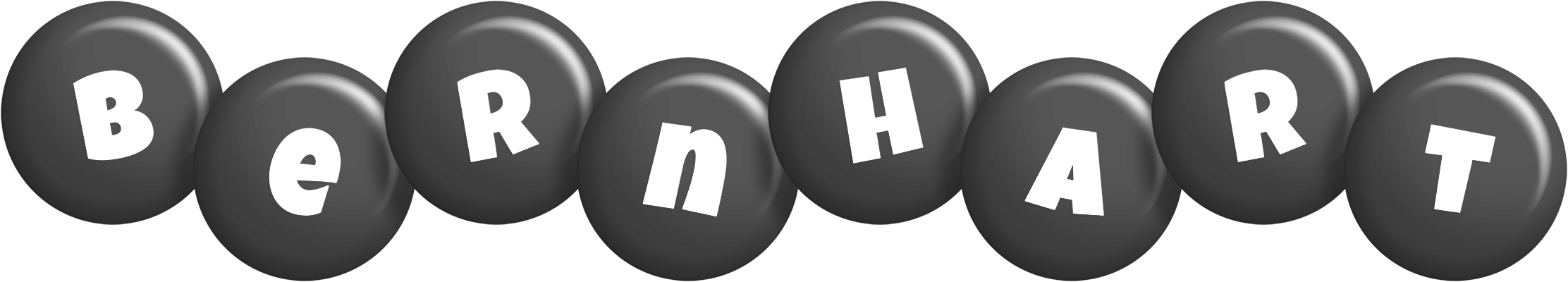 Bernhart candy-black logo