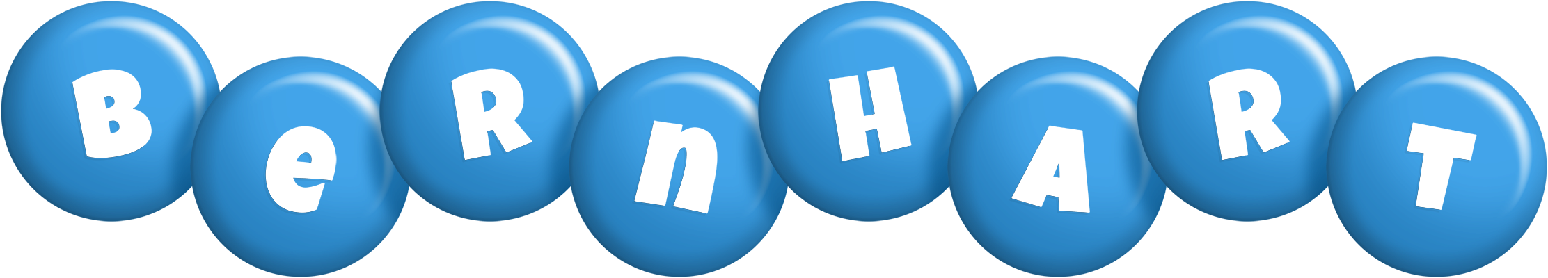 Bernhart candy-blue logo