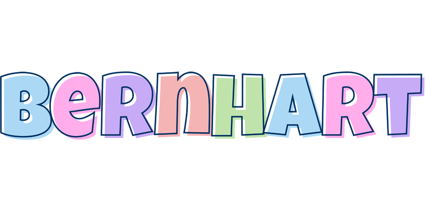 Bernhart pastel logo