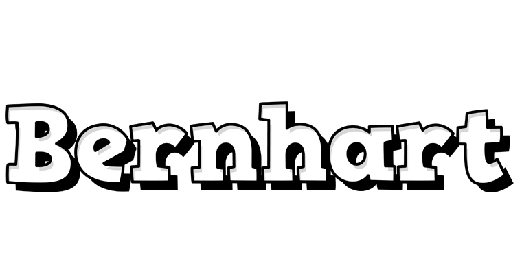 Bernhart snowing logo