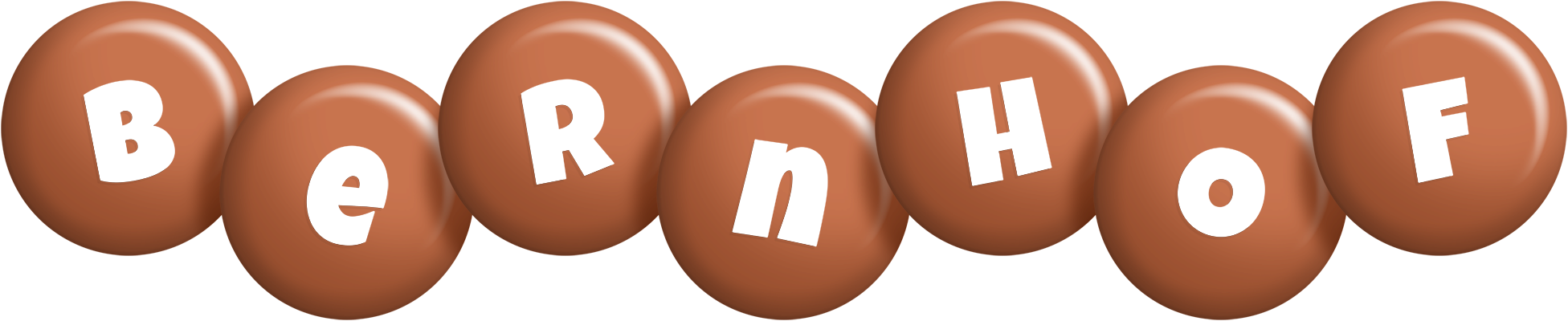 Bernhof candy-brown logo
