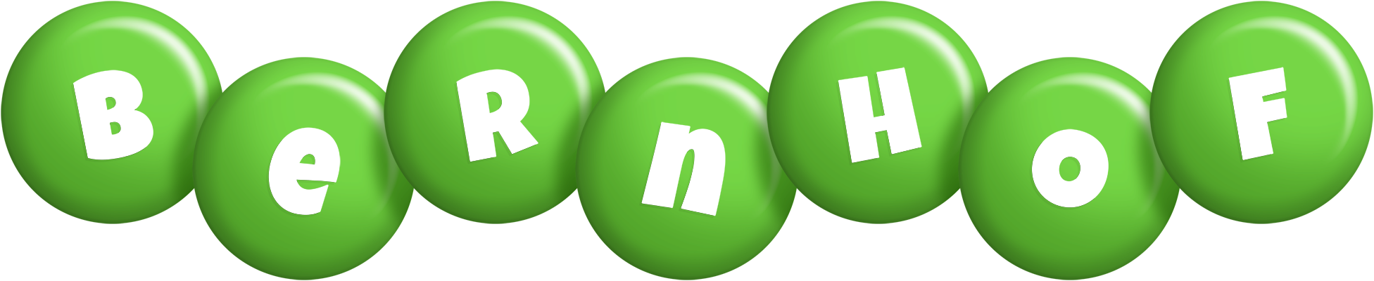 Bernhof candy-green logo