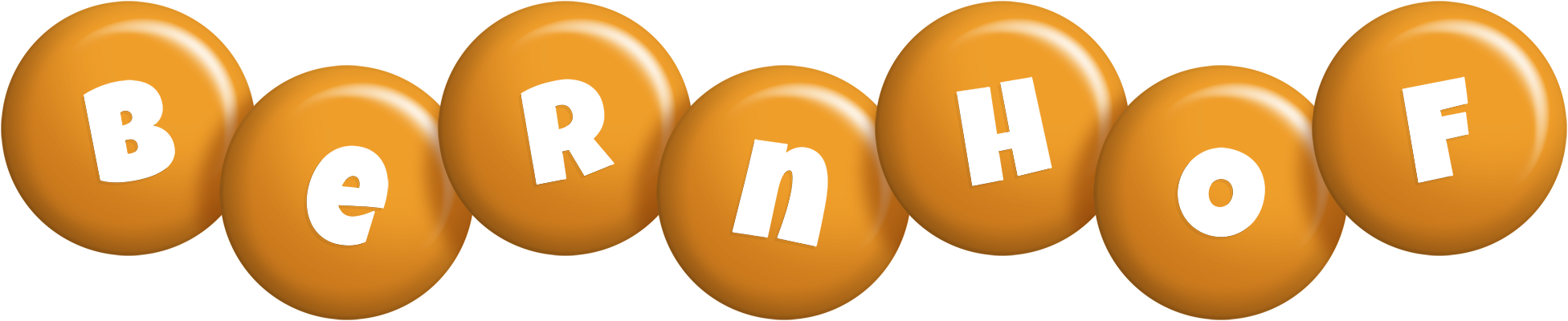 Bernhof candy-orange logo