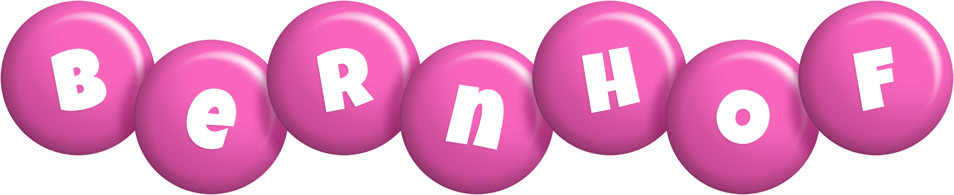 Bernhof candy-pink logo
