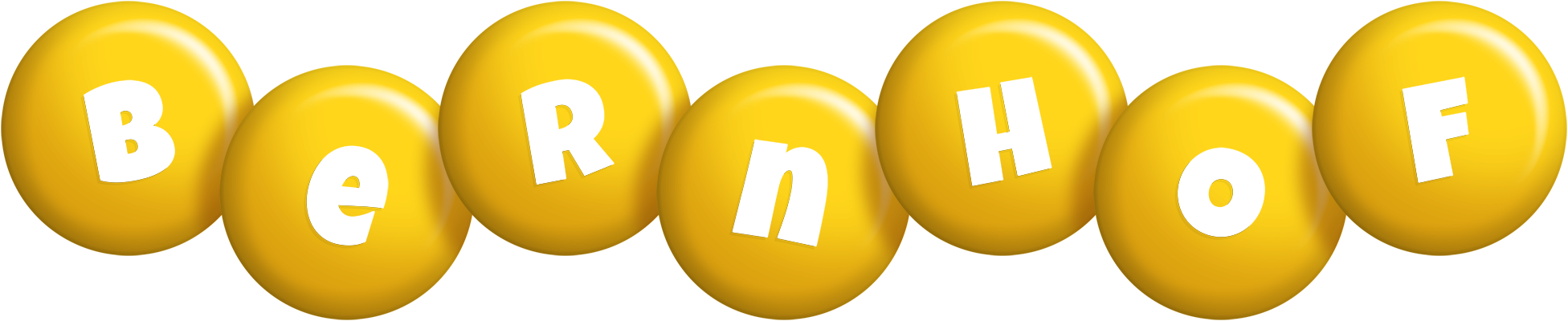 Bernhof candy-yellow logo